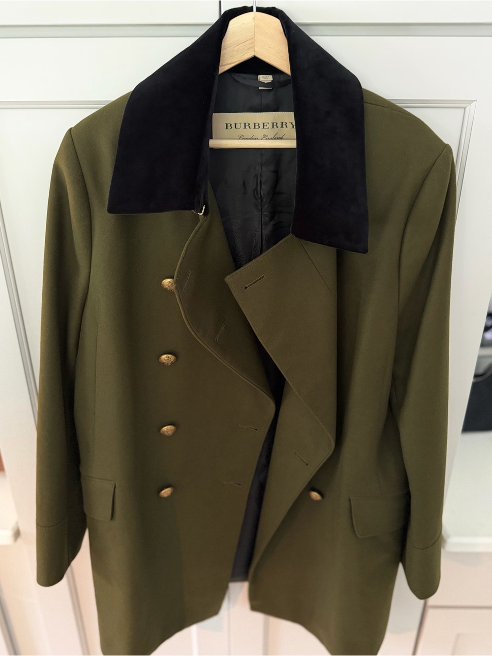 Burberry London "Kelson" Double-Breasted Military Coat - Women’s Large NWOT - Picture 7 of 11